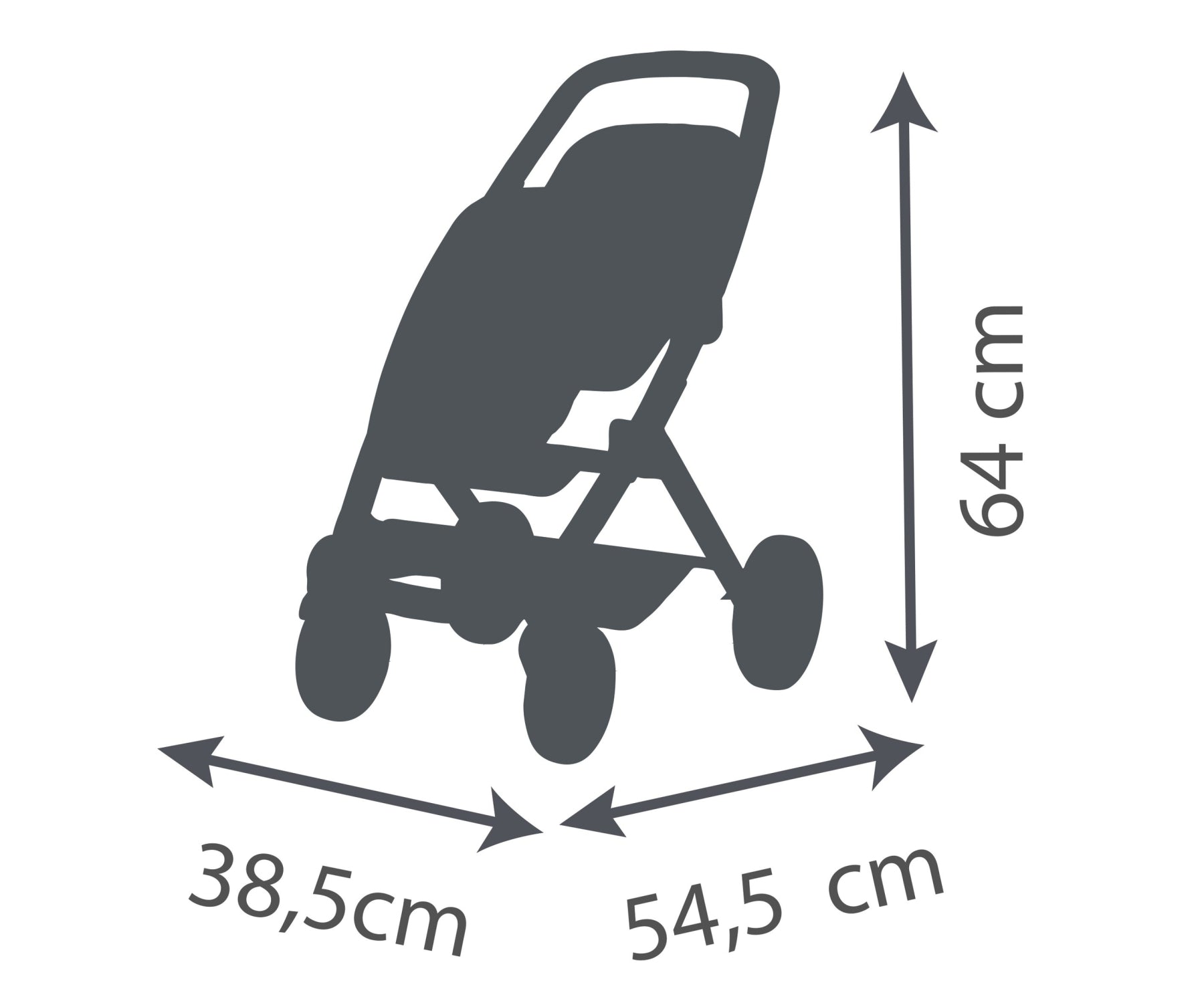 Smoby Twin Stroller