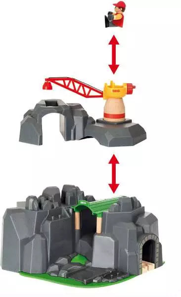 Brio Crane & Mountain Tunnel