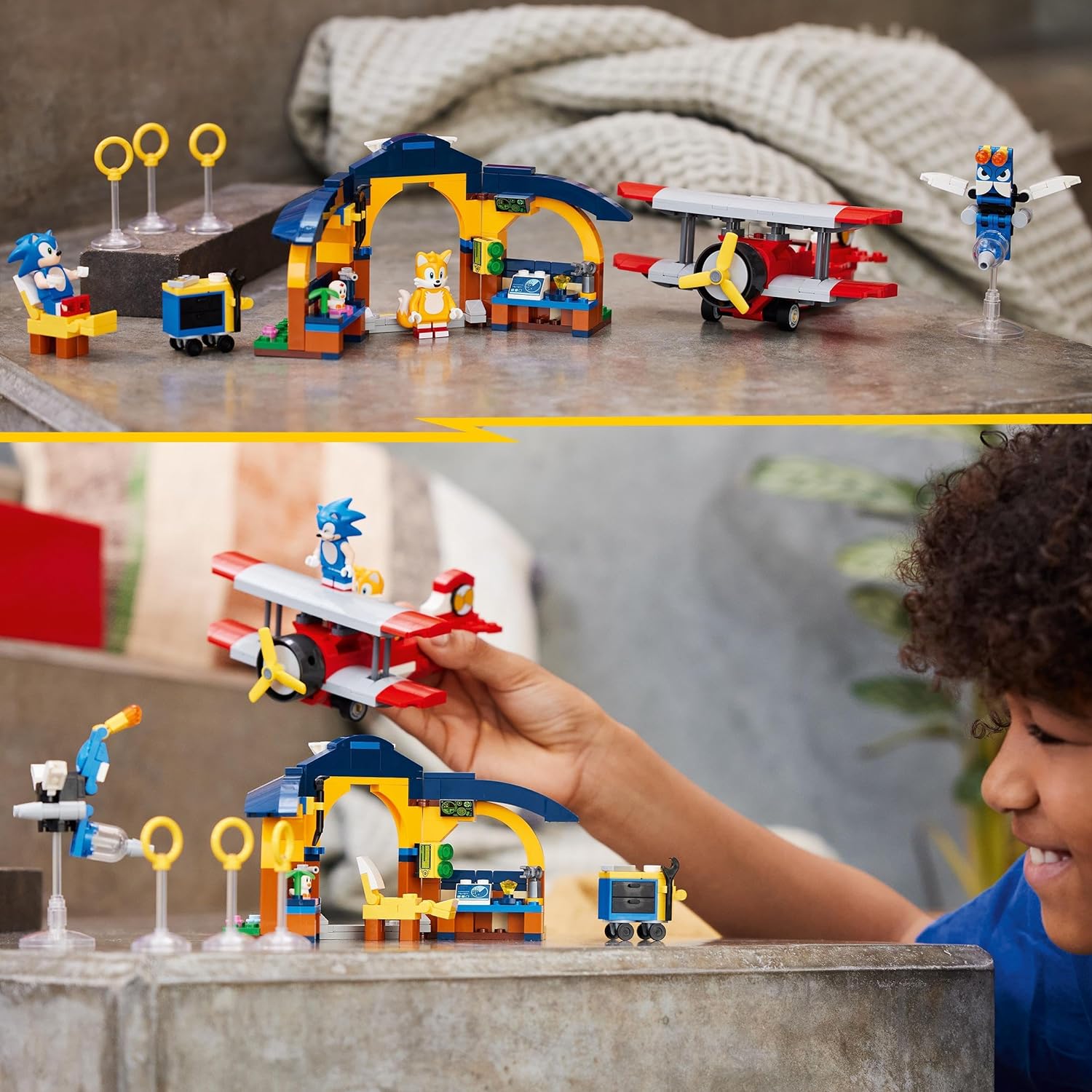 Lego 76991 Tails Workshop and Tornado