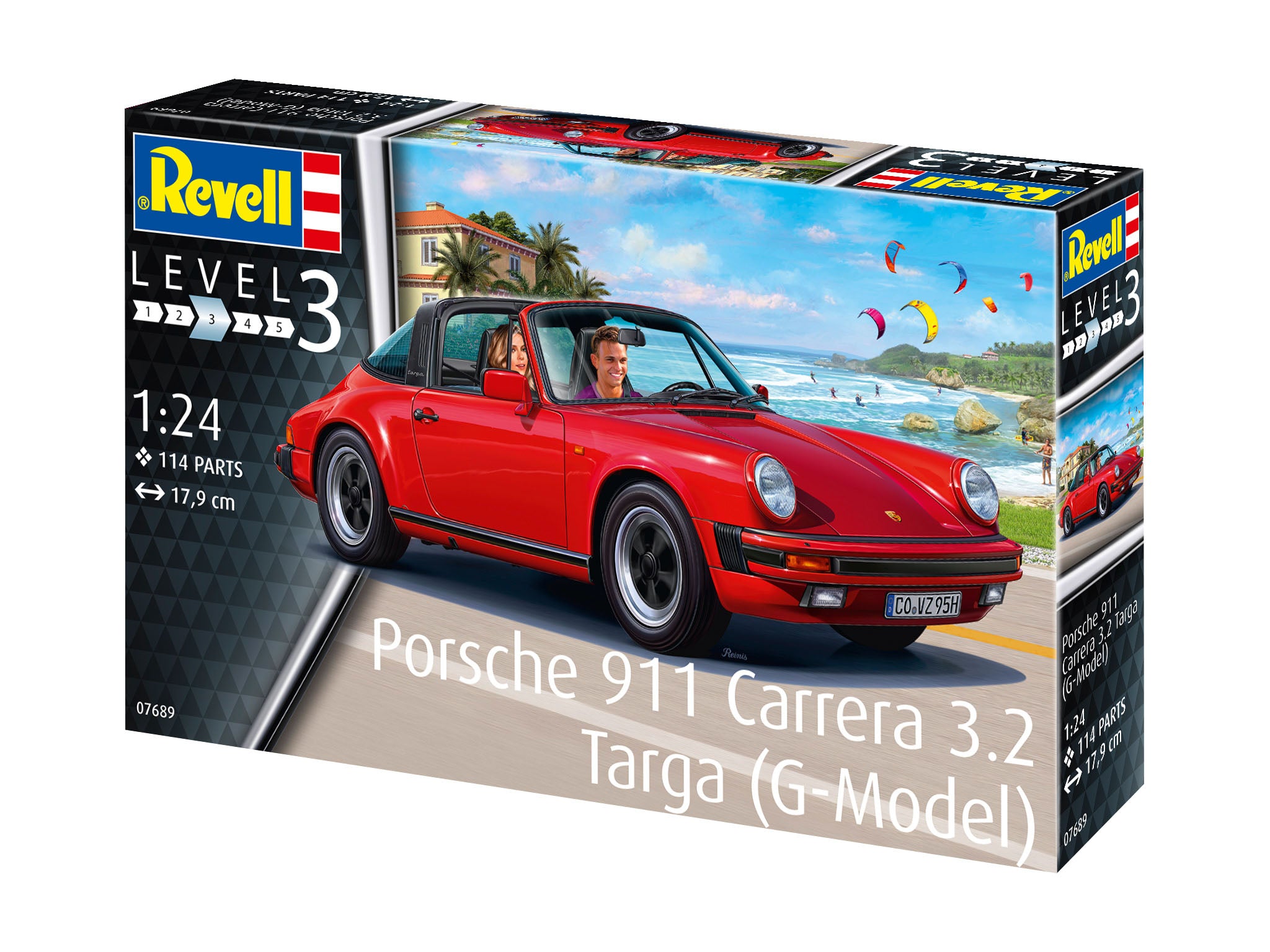 Porsche 911 Carrera 3.2 Targa 1:24 Scale Kit