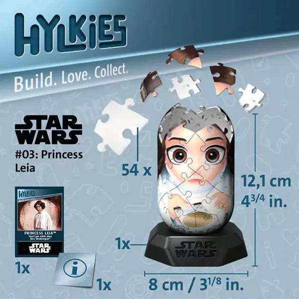 Hylkies Princess Leia 3D Jigsaw Puzzle Figure
