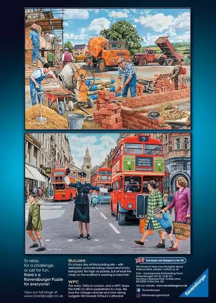 Happy Days Work Day Memories 4x500 Piece Jigsaws