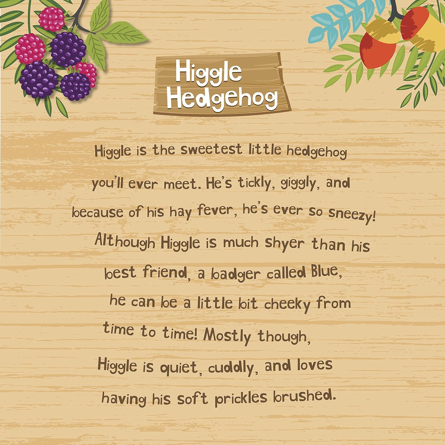 Curlimals Higgle Hedgehog