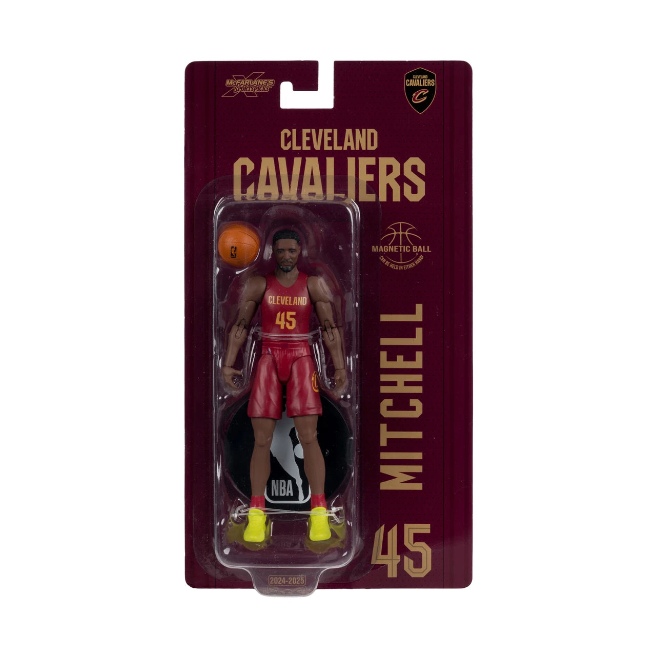 McFarlane Sportspicks Cleveland Cavaliers No.45 Donovan Mitchell Action Figure