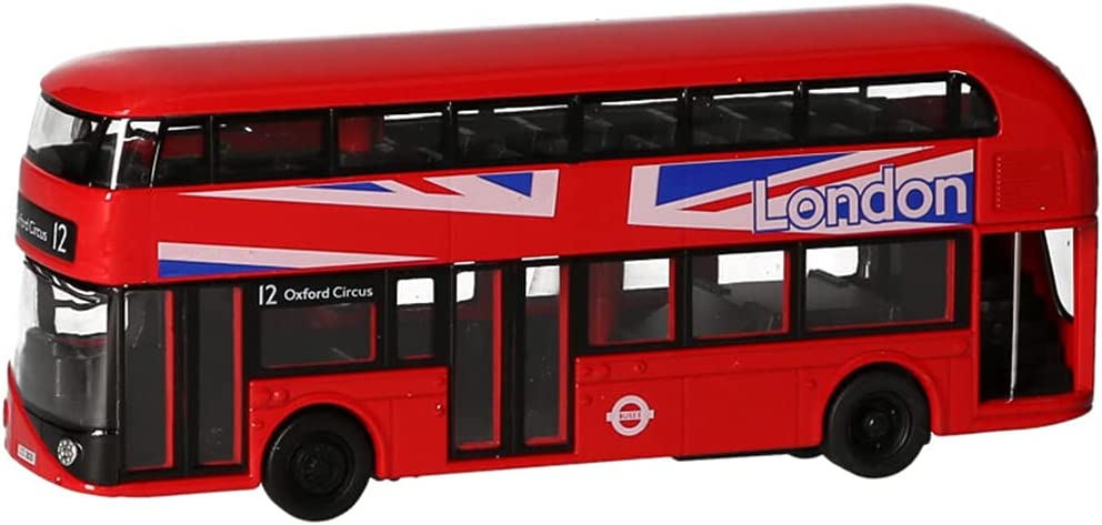 London Bus 1:72 Scale Die Cast Model Pull Back & Go Action