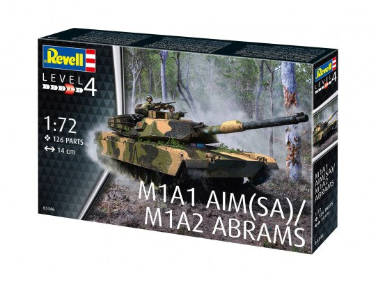 M1A1 AIM(SA)/ M1A2 Abrams 1:72 Scale Kit