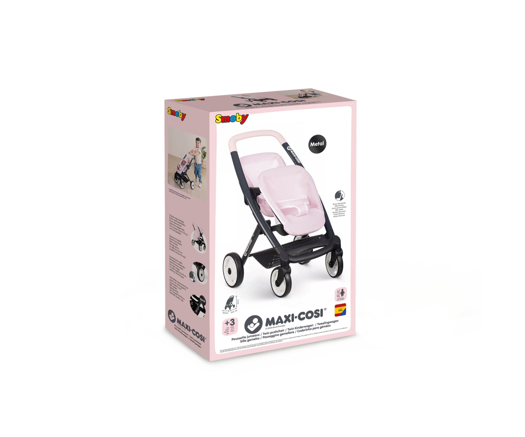 Smoby Twin Stroller