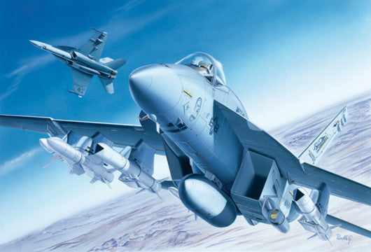 Italeri F/A-18E Super Hornet Fighter Jet