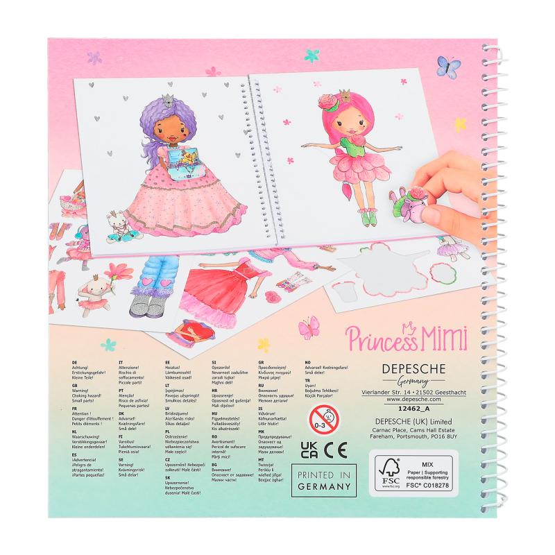 Princess Mimi Sticker Book Dress Me Up