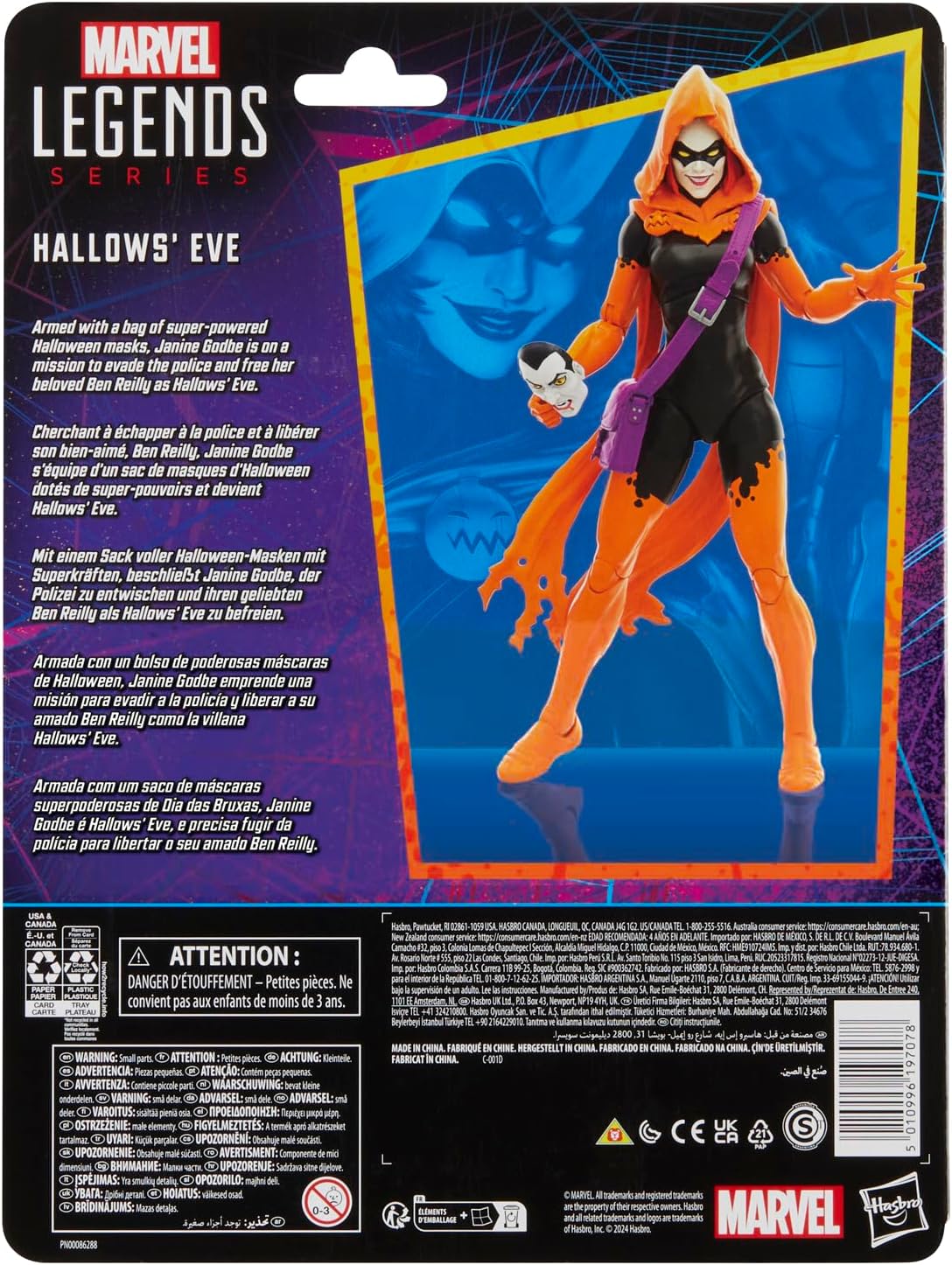 Marvel Comics Legends Series Hallows Eve 15cm Action Figure