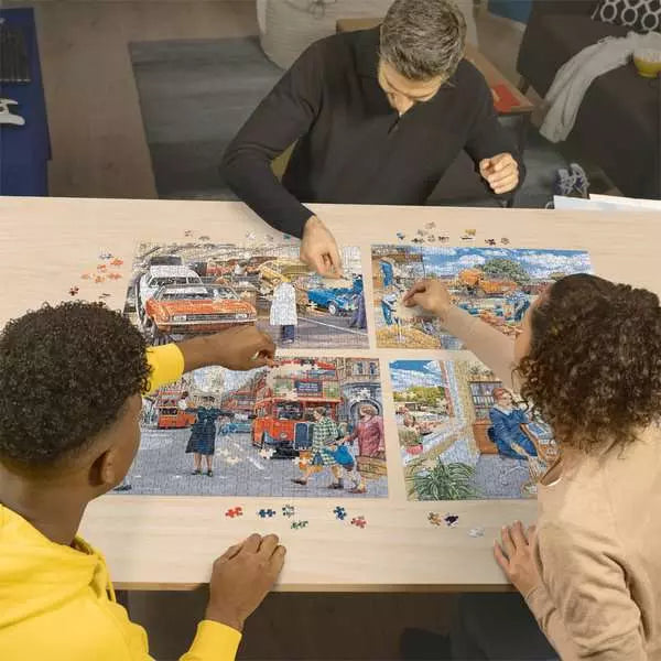 Happy Days Work Day Memories 4x500 Piece Jigsaws