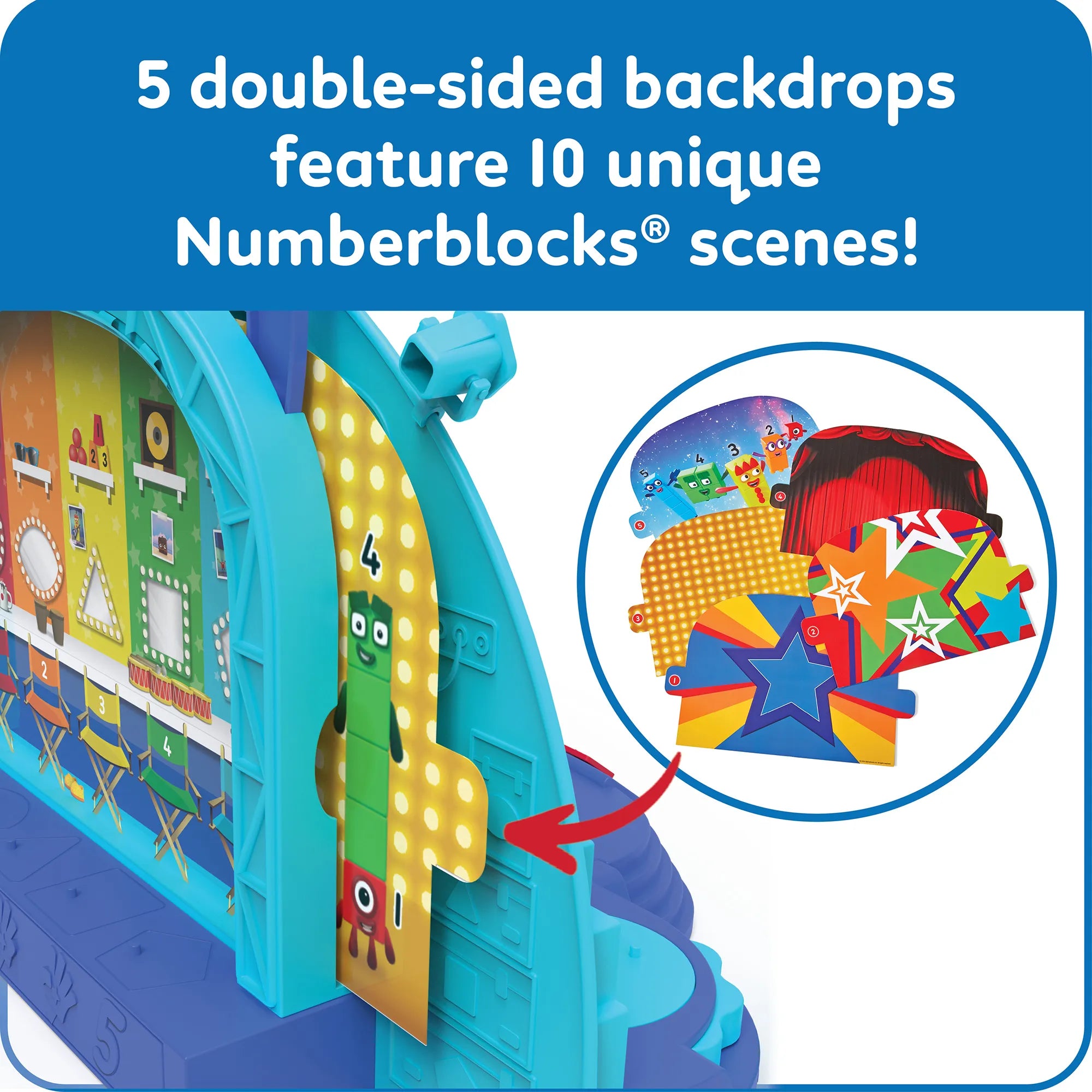 Numberblocks Fives Musical Superstar Stage