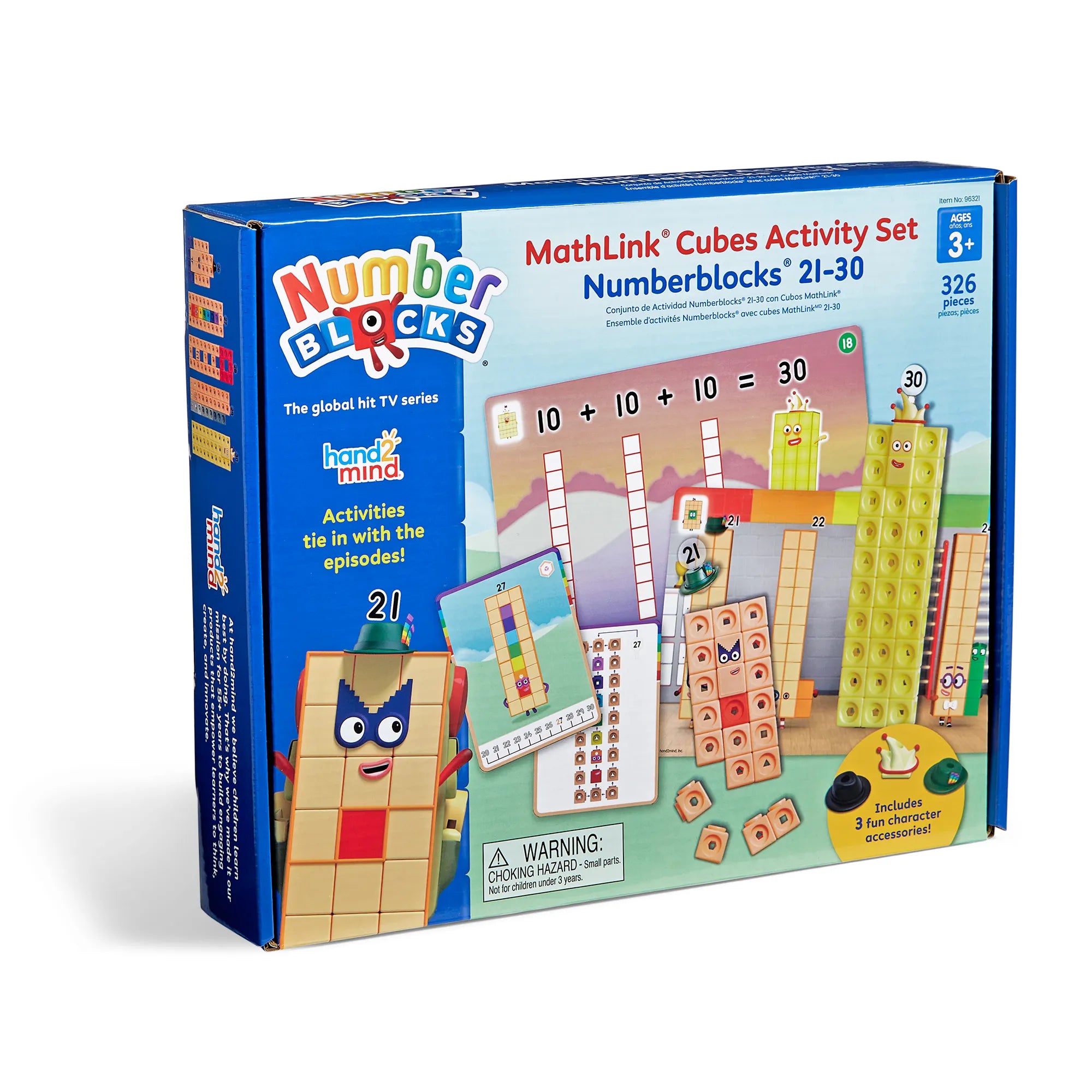 Numberblocks MathLink Cubes Activity Set 21 to 30