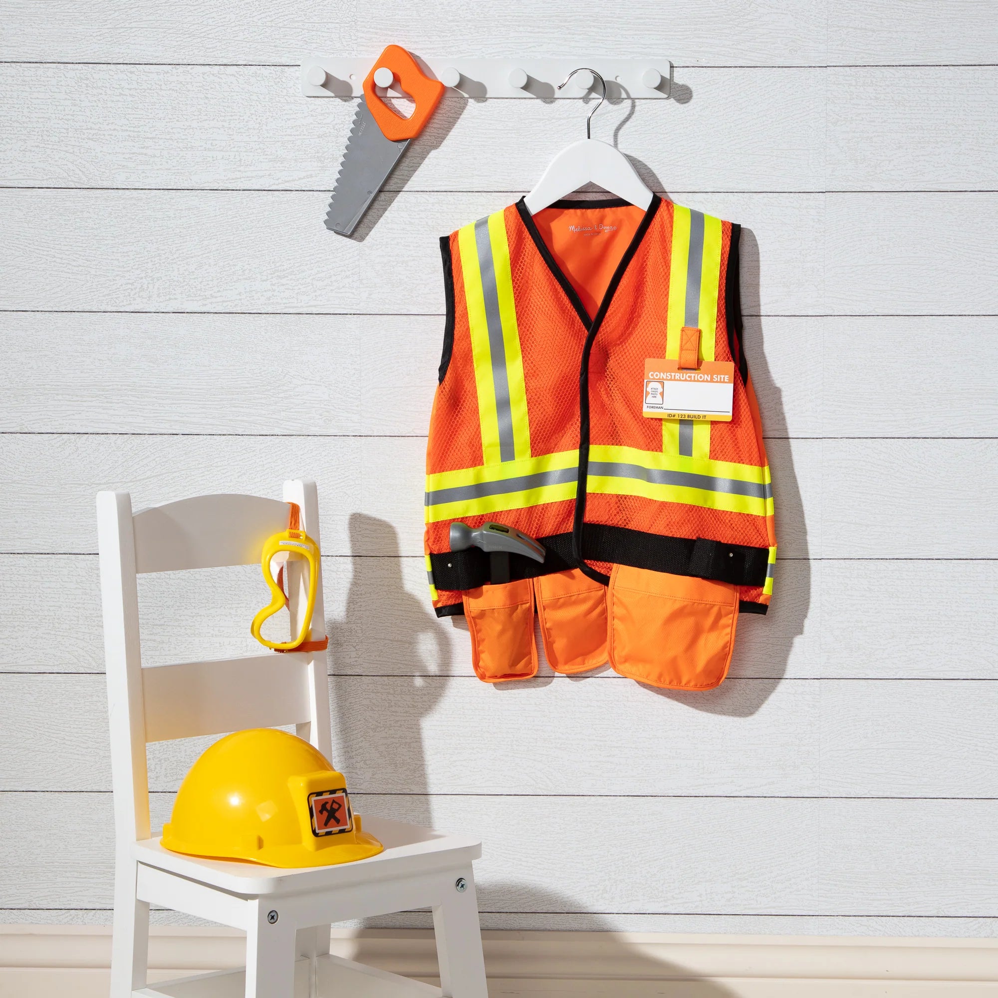 Melissa & Doug Construction Worke Roleplay Costume