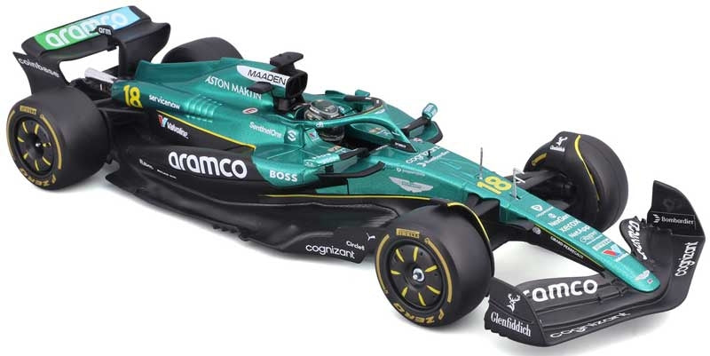 Bburago Aston Martin AMR25 Lance Stroll 1:24 Scale Die Cast Model