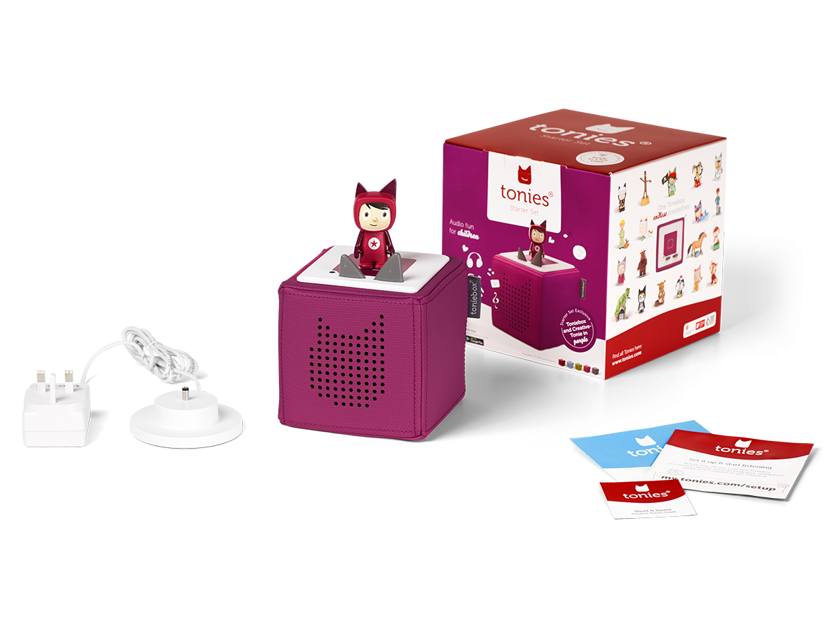Tonies Toniebox Starter Set Audio Speaker Purple