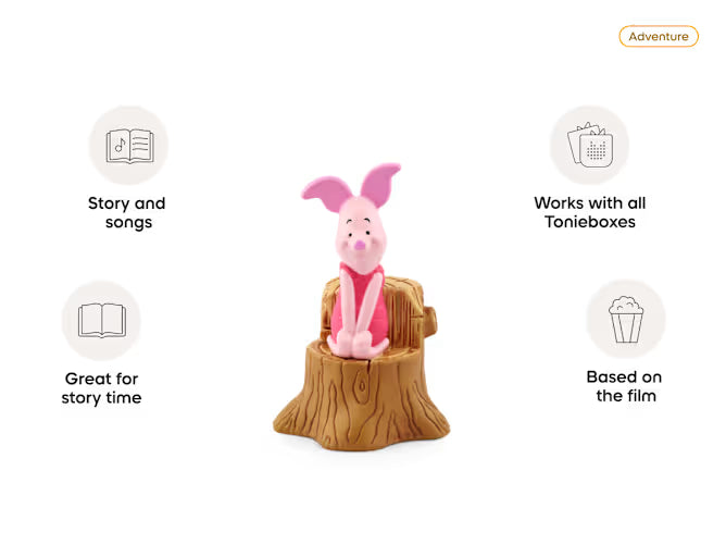 Tonies Audio Character Piglets Big Movie - Piglet