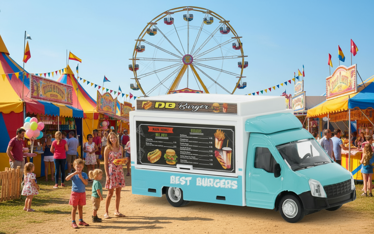 Bburago Mobile Food Truck