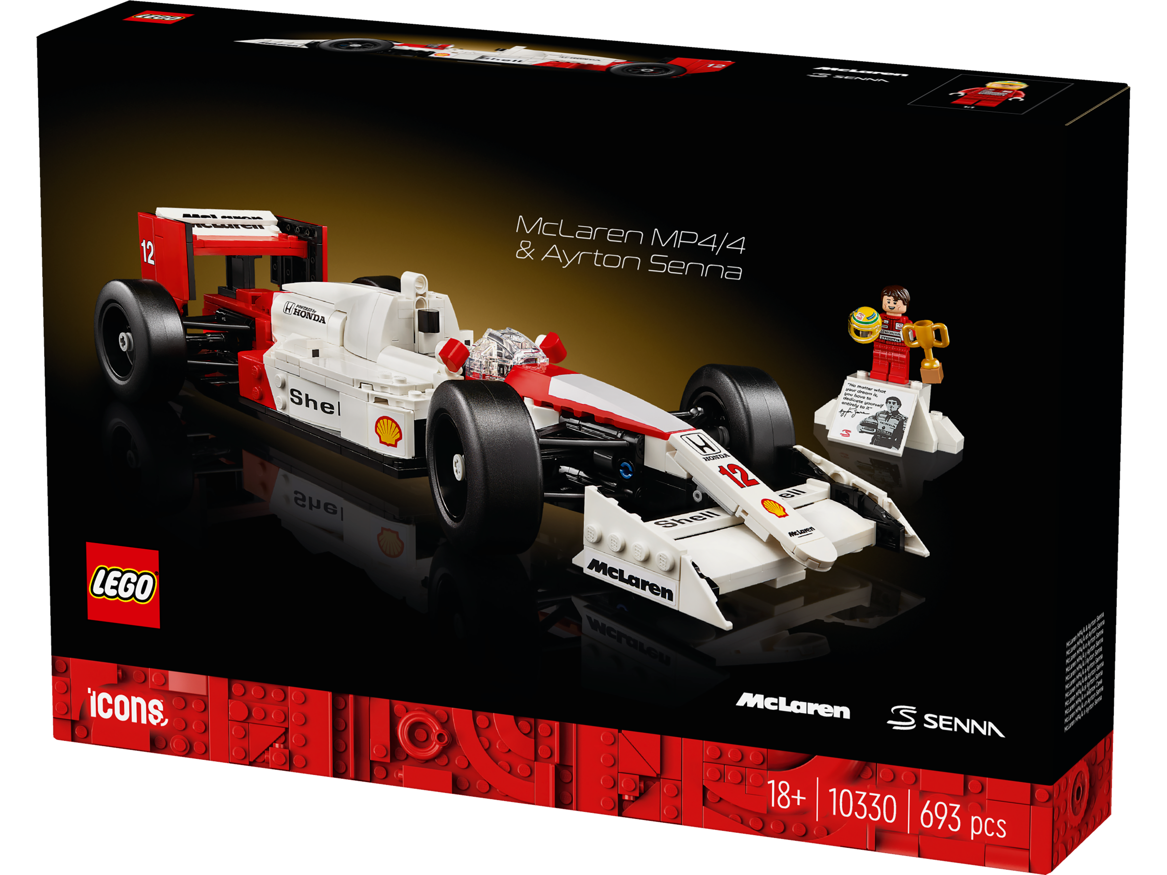 Lego 10330 McLaren MP4/4 & Ayrton Senna