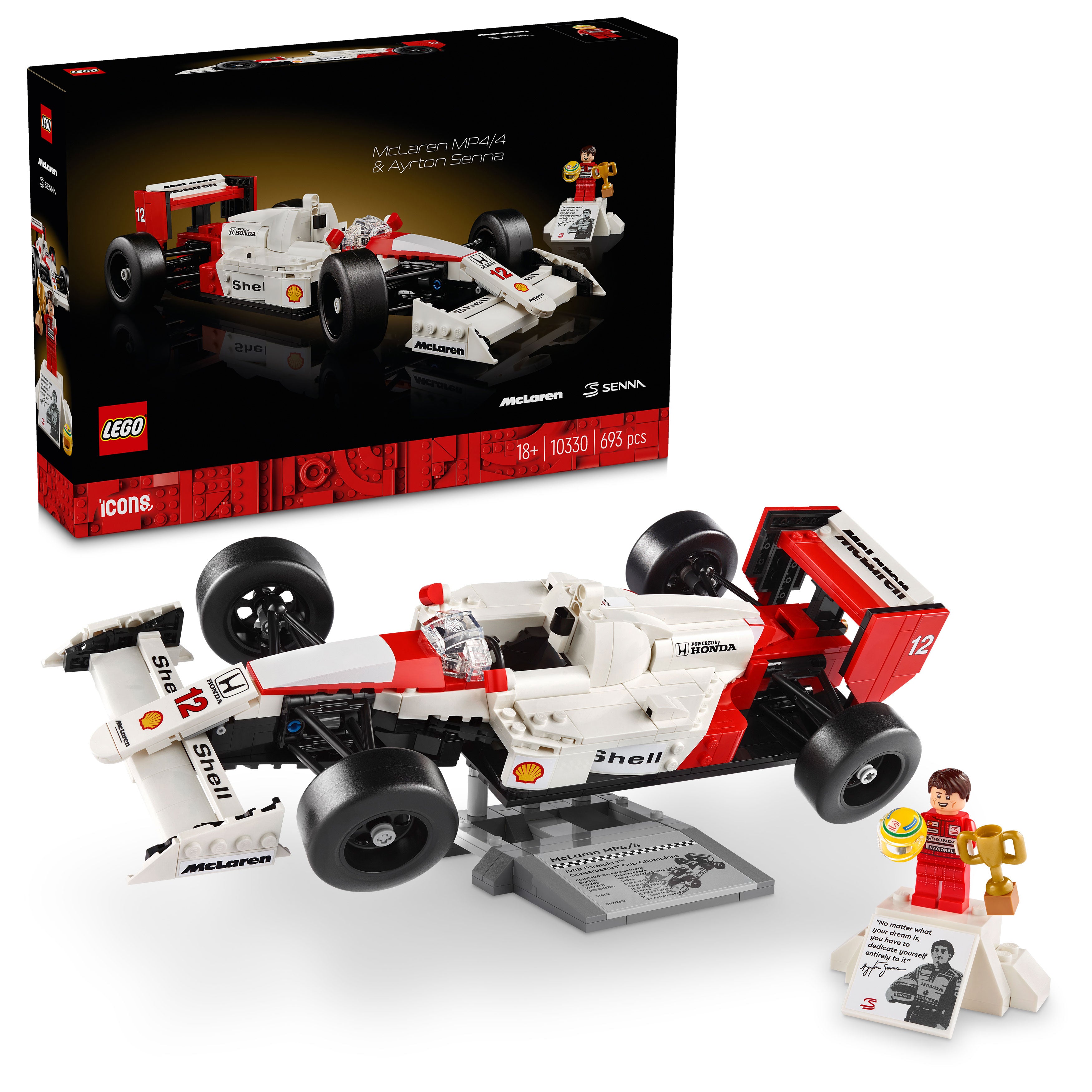 Lego 10330 McLaren MP4/4 & Ayrton Senna