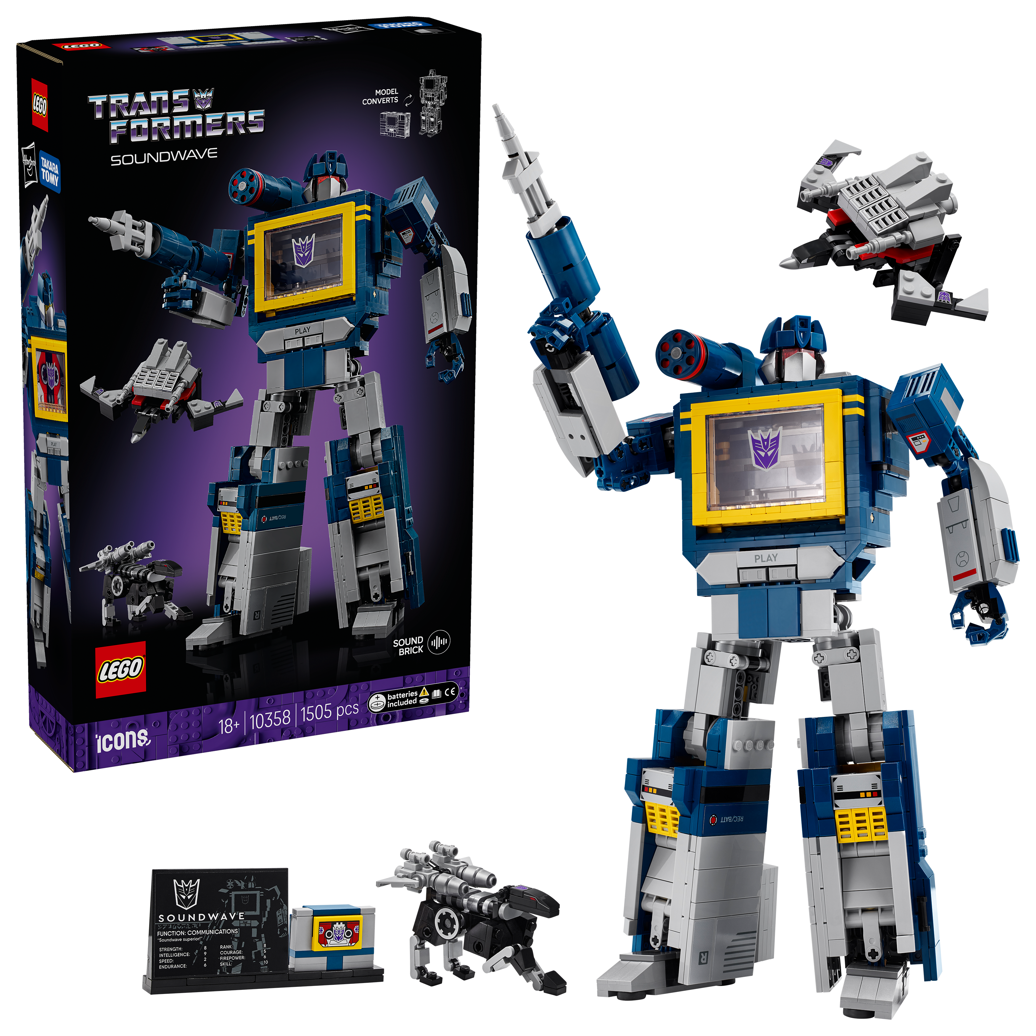 Lego 10358 Transformers Soundwave