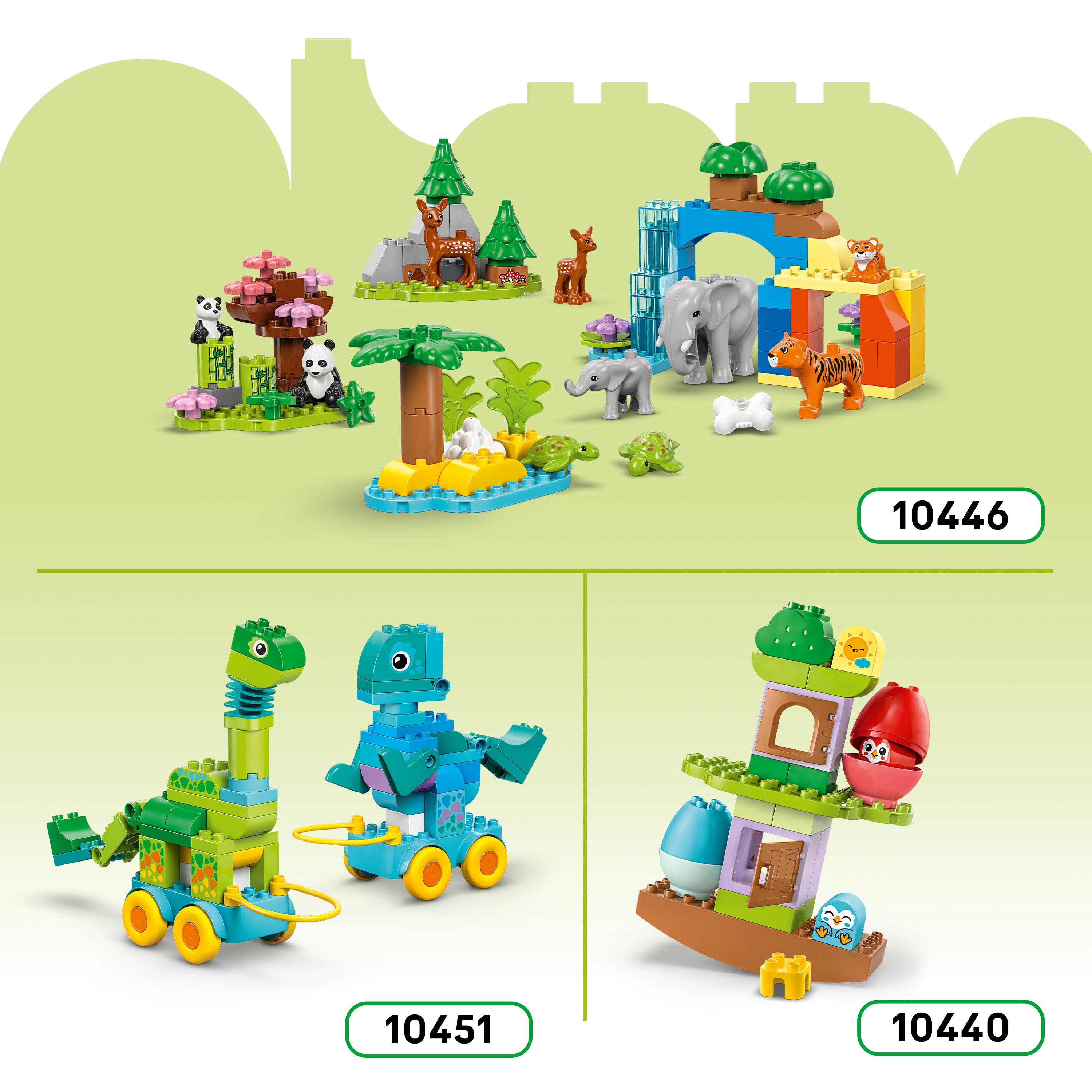 Lego 10448 3in1 Animals on Wheels