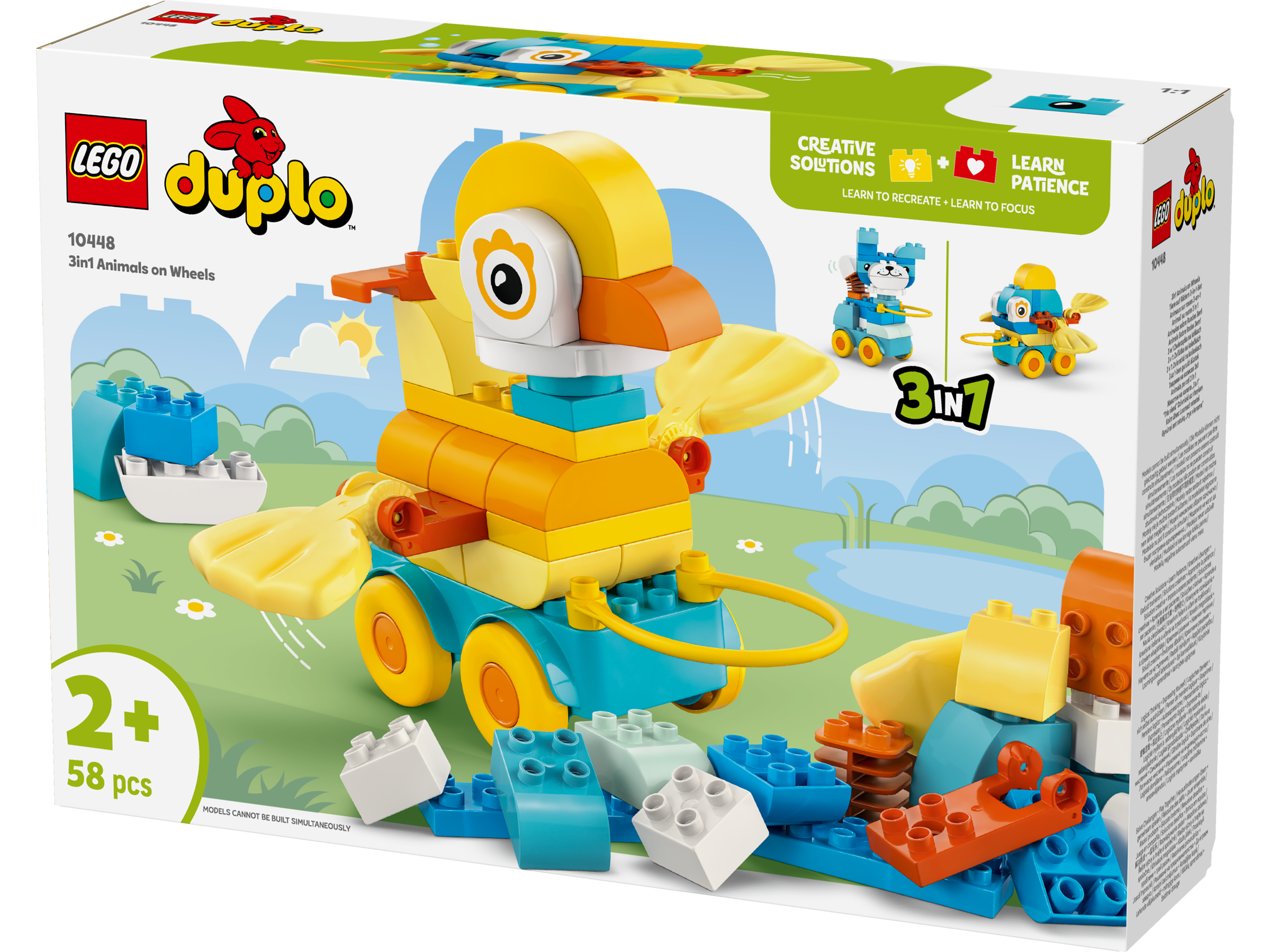 Lego 10448 3in1 Animals on Wheels