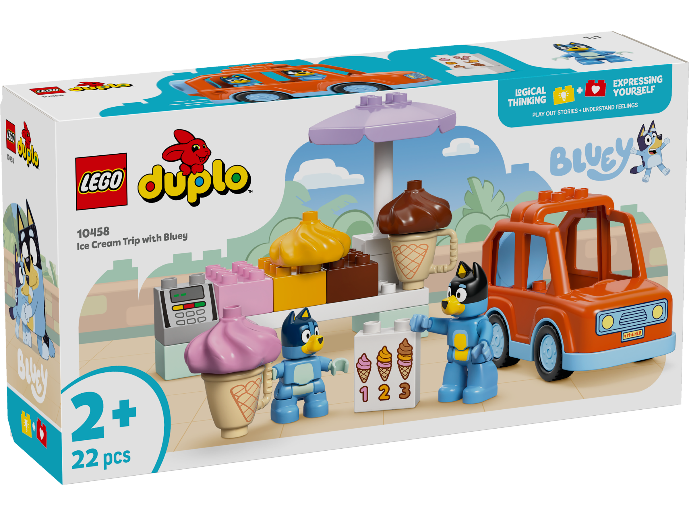 Lego 10458 Ice Cream Trip with Bluey