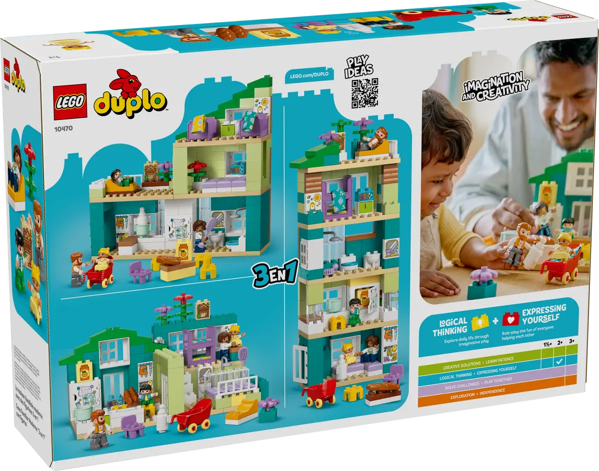 Lego 10470 3 in 1 Modern Family House with Figures