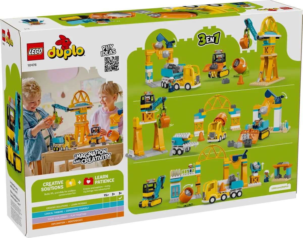 Lego 10476 3 in 1 Construction Site and Vehicles