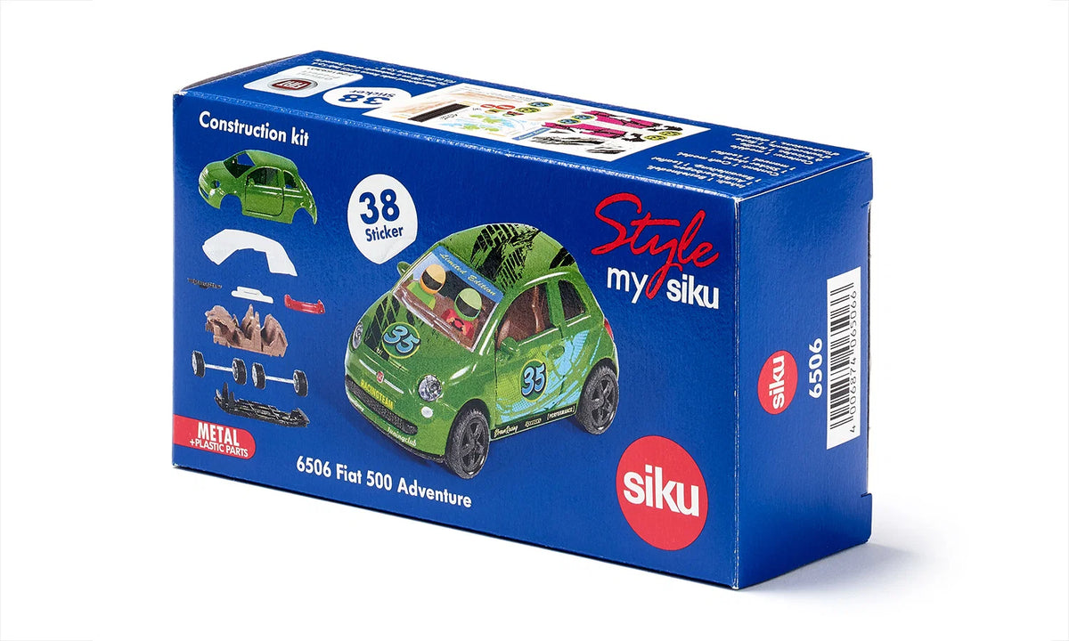SIKU Fiat 500 "Adventure" Die Cast Construction Car