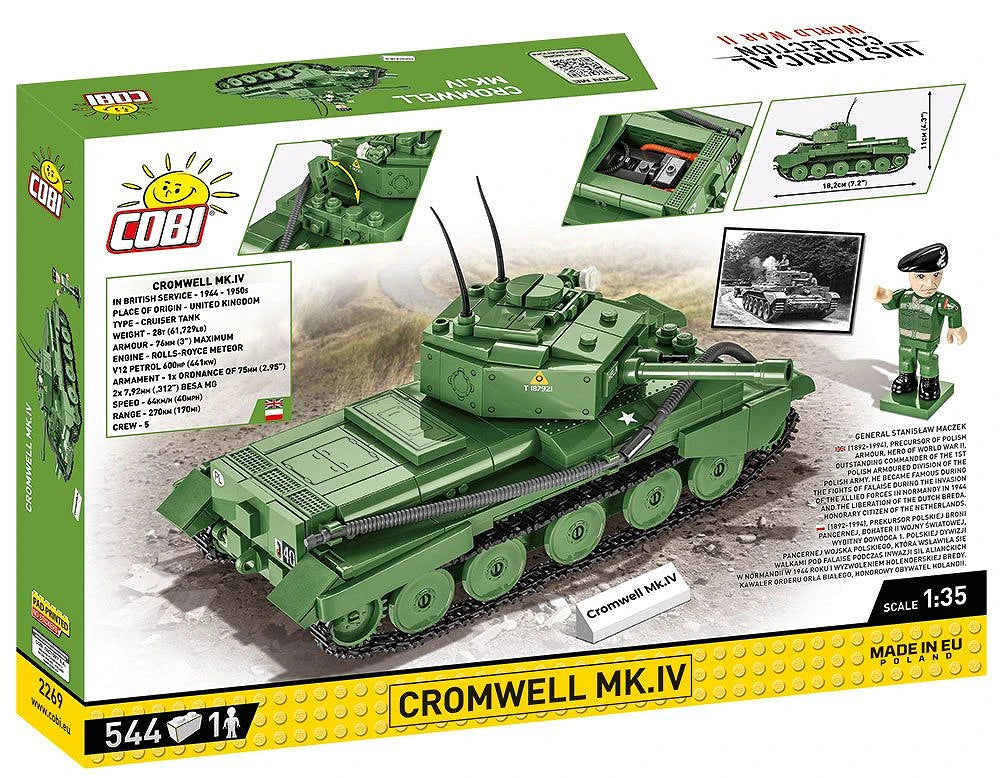 Cobi 2269 Cromwell Mk IV 1:35 Scale Set