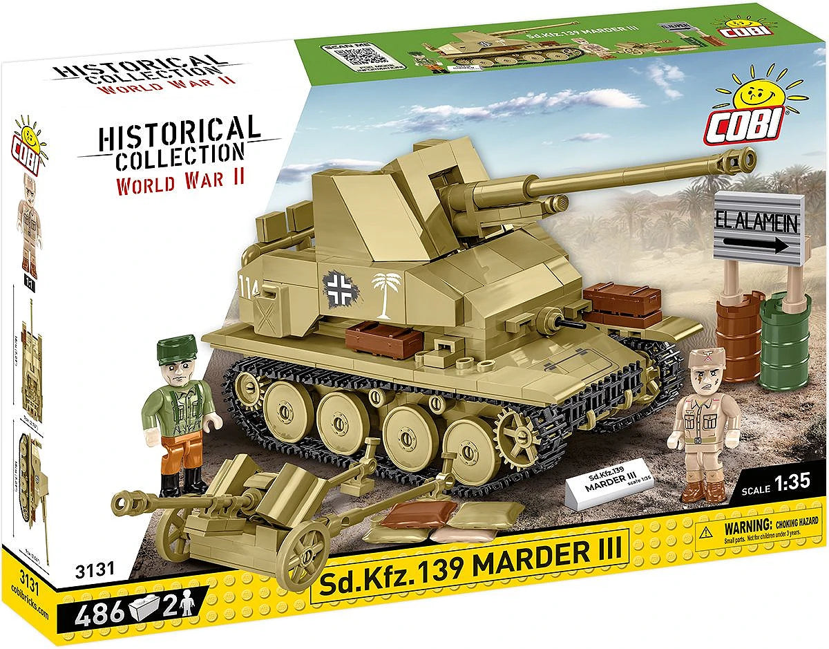 Cobi 3131 SD.KFZ.139 MARDER III Scale Model