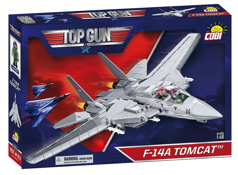 Cobi 5811a Top Gun F-14A Tomcat 1:48 Scale Set