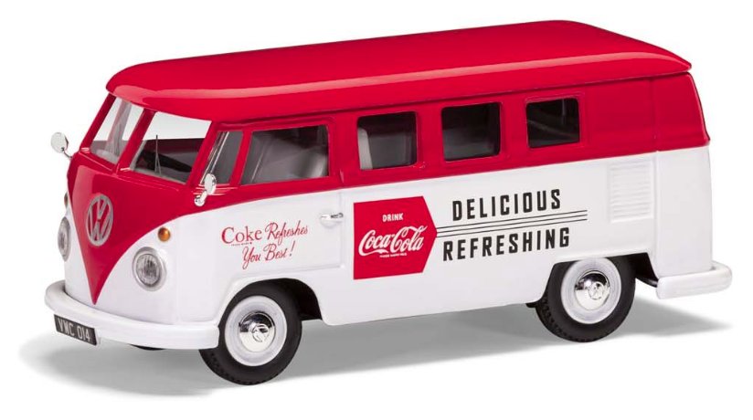 Corgi Coca Cola Late 60s VW Camper 1:43 Scale Die Cast Model