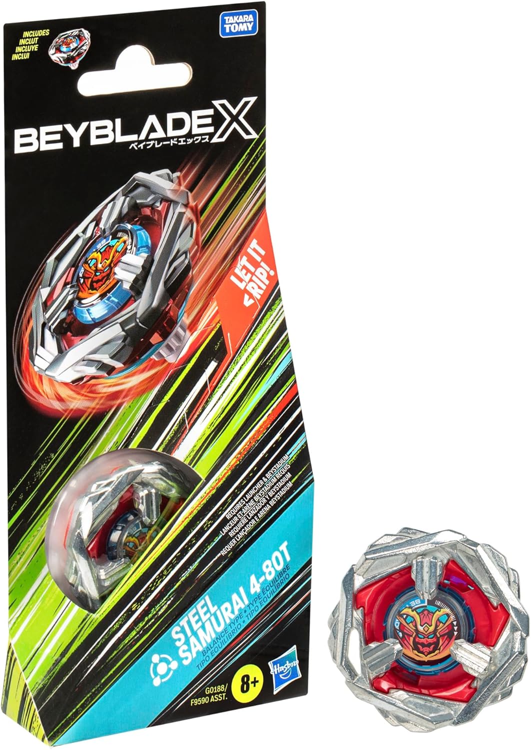 Beyblade X Steel Samurai 4-80T Balance Type