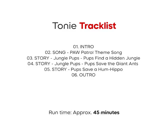 Tonies Audio Character Paw Patrol Skye