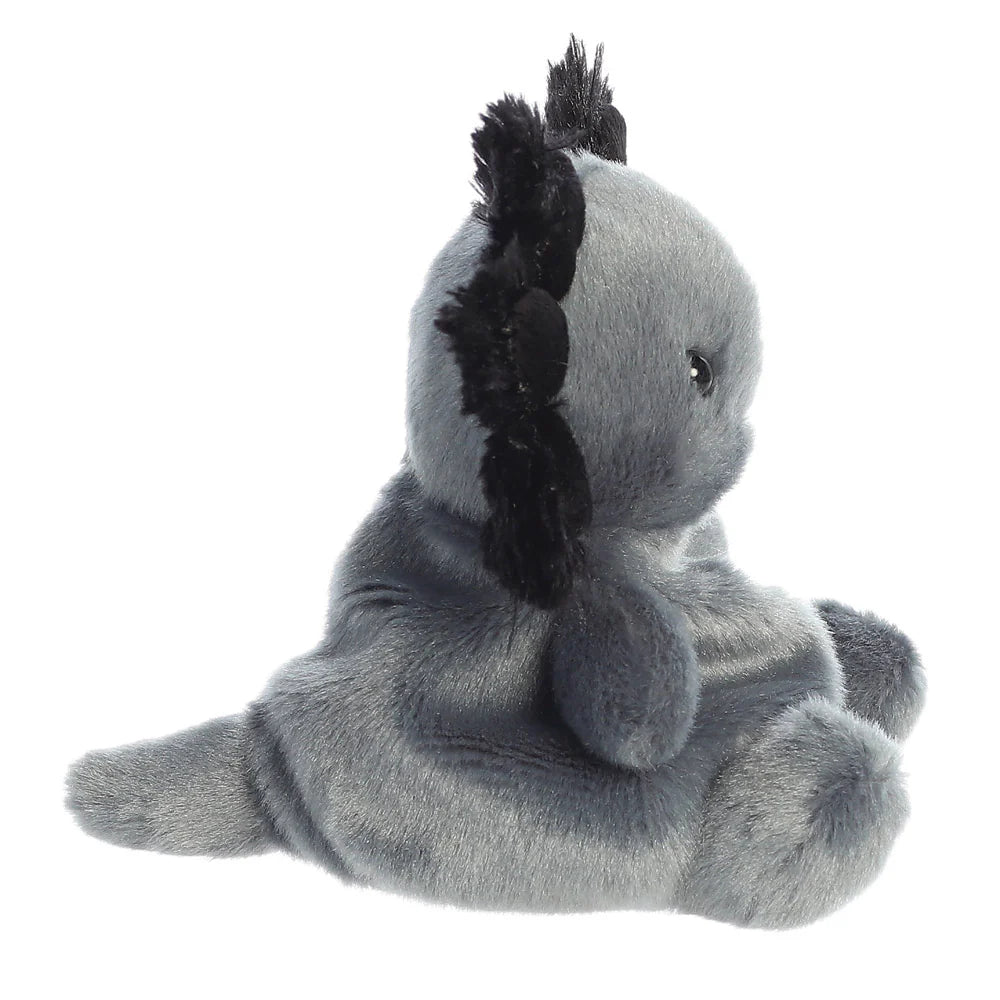 Palm Pals Onyx Axolotl 12cm Soft Toy