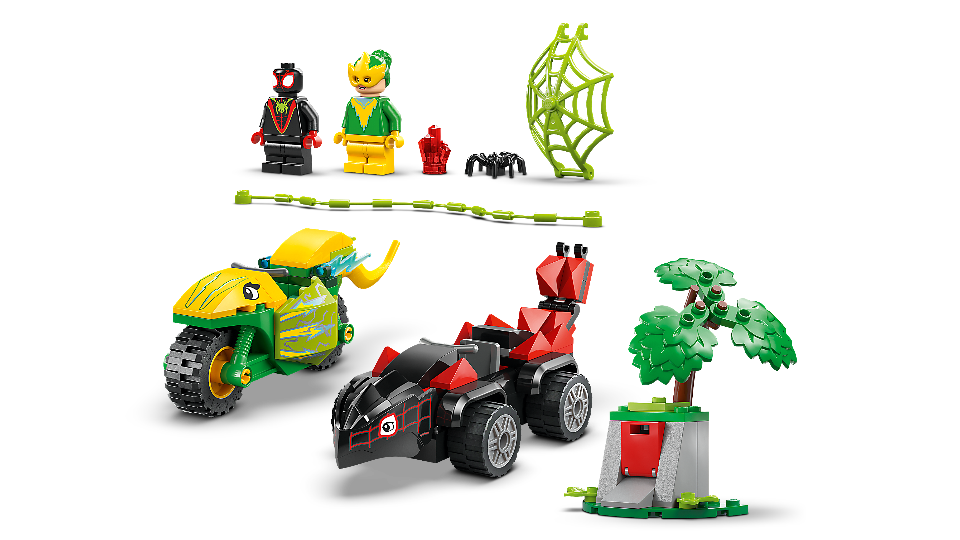 LEGO Marvel 11198 Spin and Electro Dinosaur Vehicle Chase