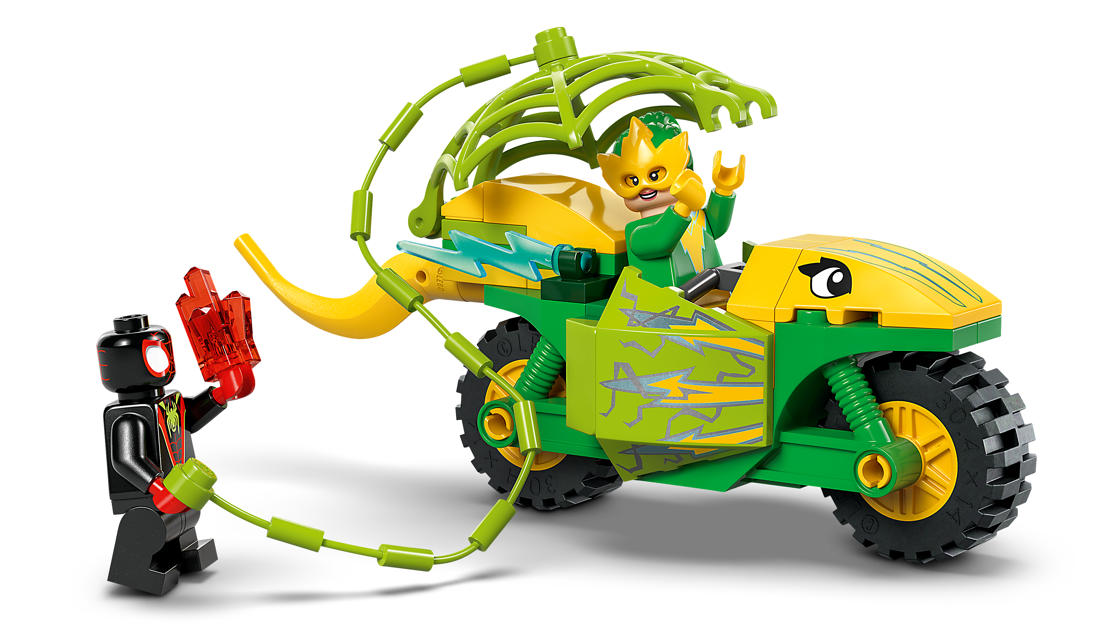 LEGO Marvel 11198 Spin and Electro Dinosaur Vehicle Chase