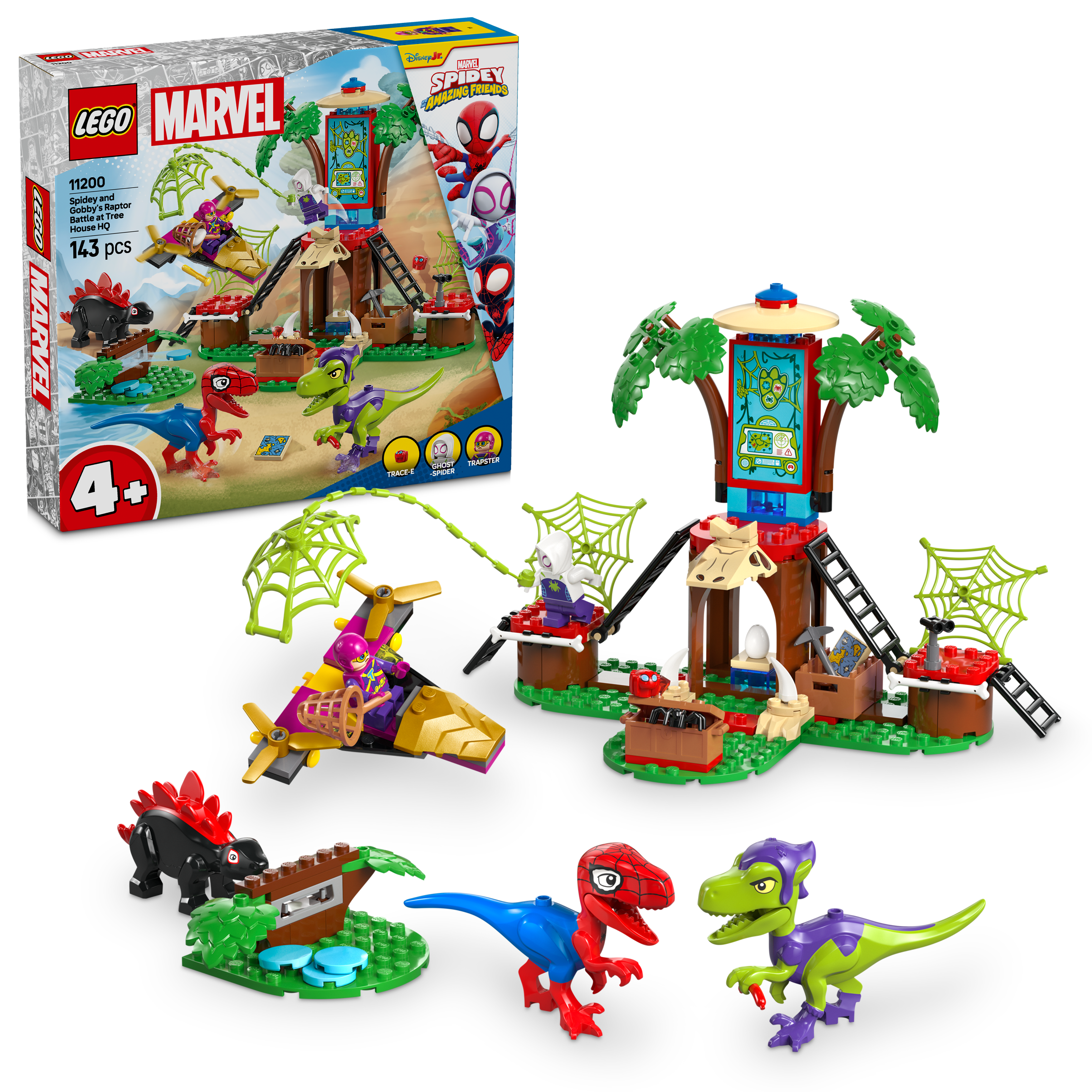 LEGO Marvel 11200 Spidey and Gobby's Raptor Battle at Tree House HQ