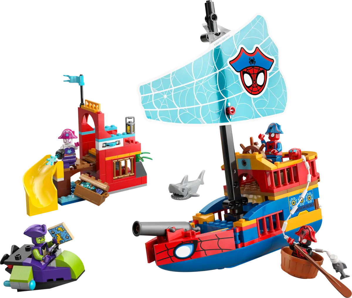 Lego 11208 Team Spidey Pirate Ship