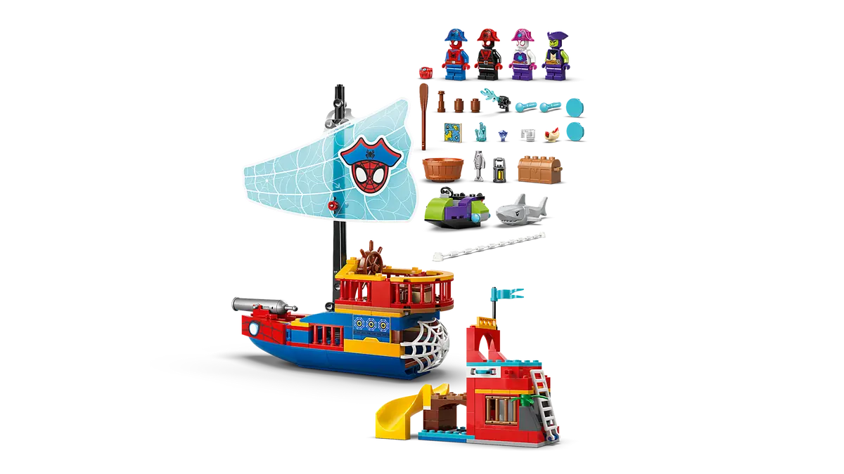 Lego 11208 Team Spidey Pirate Ship