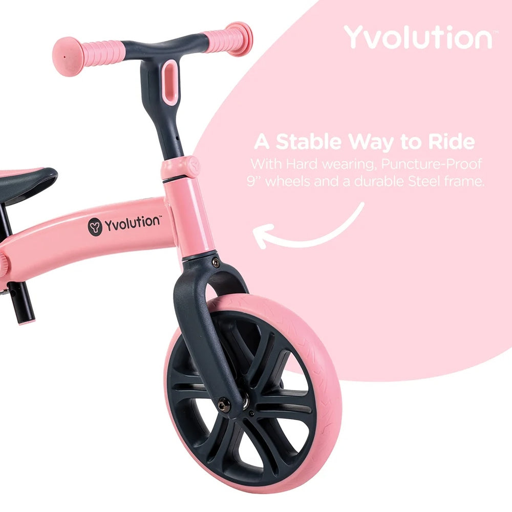 Yvolution Balance Bike Pink