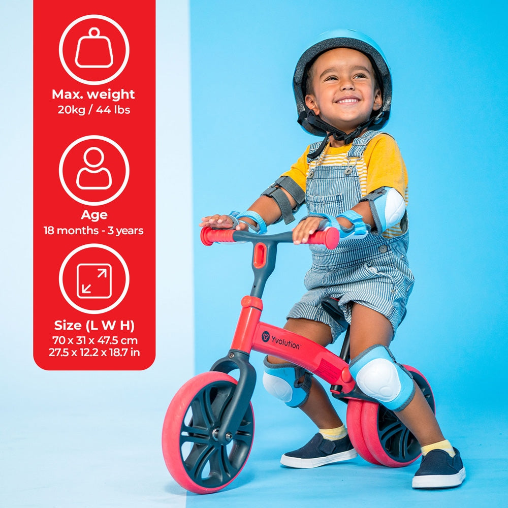 Yvolution Balance Bike Red