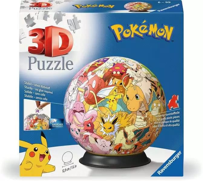 Pokmon 3D 72 Piece Puzzle Ball
