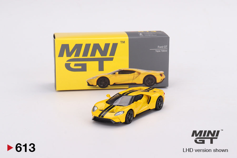Mini GT Ford GT - Triple Yellow 1:64 Die Cast