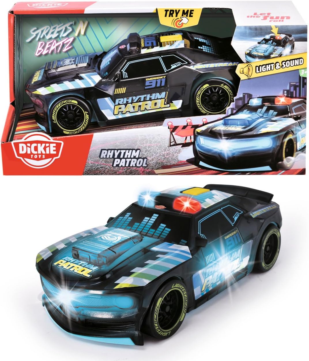 Rhythm Patrol Light & Sound Car