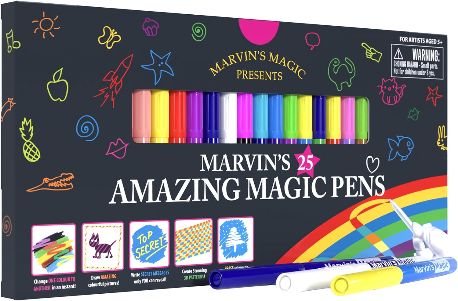 Marvins Magic 25 Amazing Magic Pens