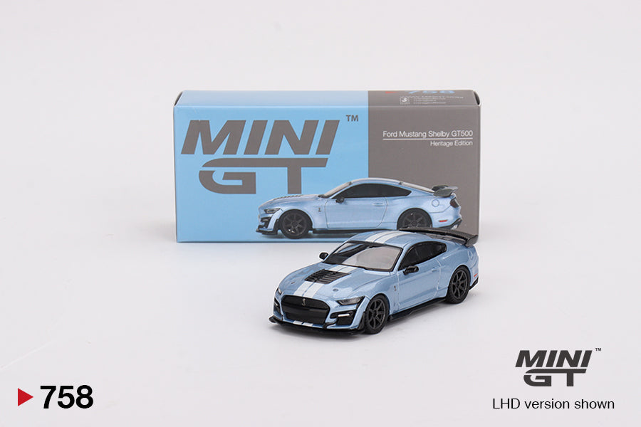 Mini GT Ford Mustang Shelby GT500 Heritage Edition 1:64 Scale Die Cast